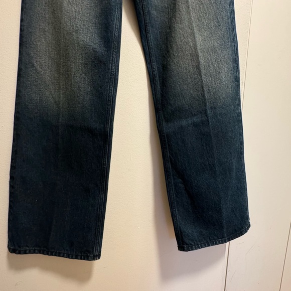 Re/Done new with tags dark wash wide leg jeans - Picture 6 of 7